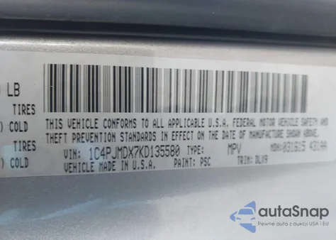 2019 Jeep Cherokee Limited 4X4 from USA, damaged, VIN 1C4PJMDX7KD135580